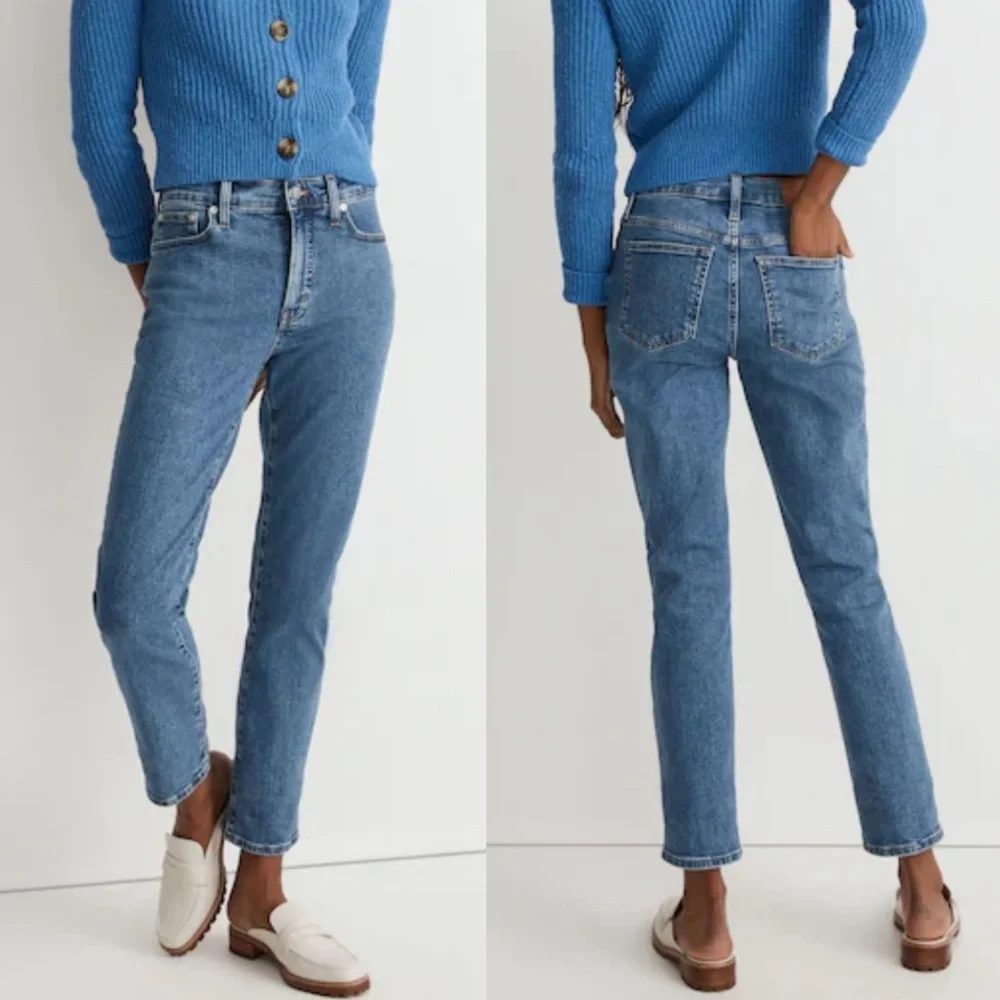 Madewell The Petite Mid-Rise Perfect Vintage Jeans in Knowland Wash - Picture 1 of 8